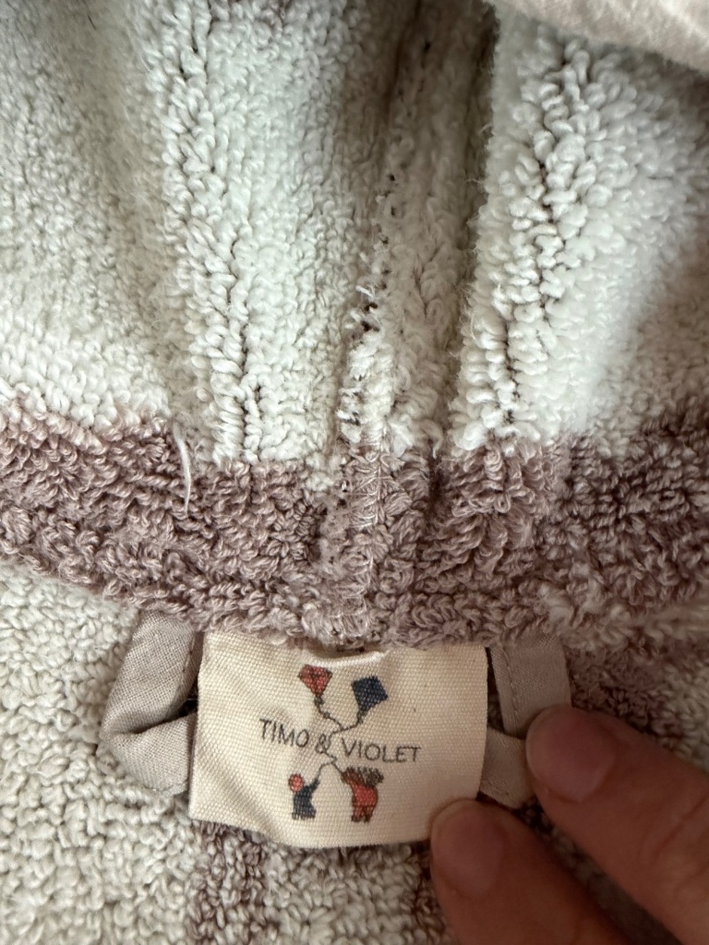 Timo & Violet Organic Cotton Robe - Picture 3 of 7